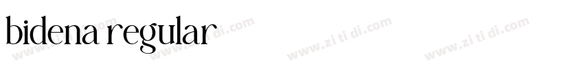 bidena regular字体转换 bidena regular字体转换